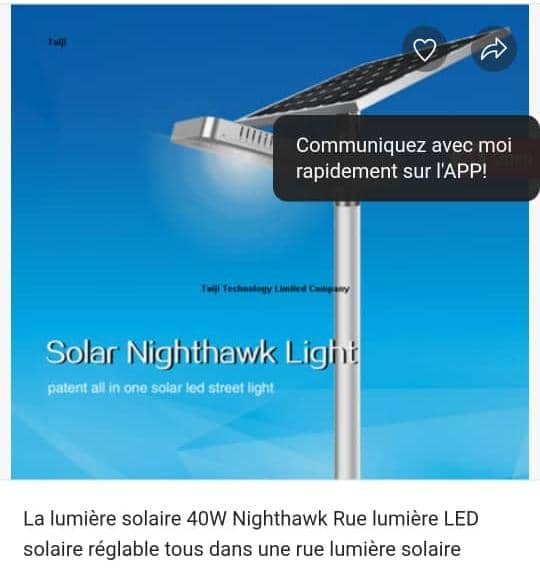 Supply and Installation of Solar Streetlights